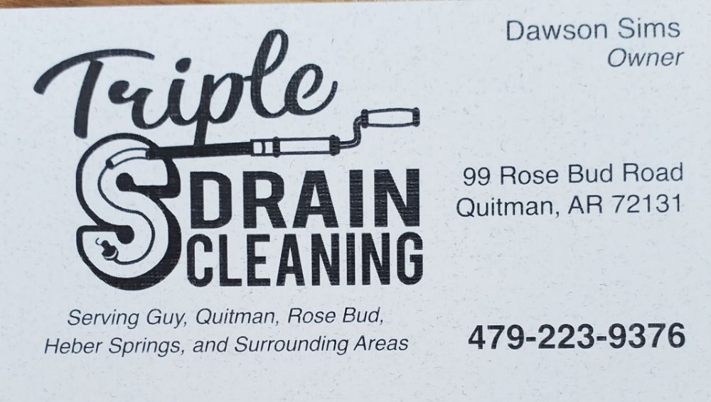 Slide of Triple S Drain Cleaning