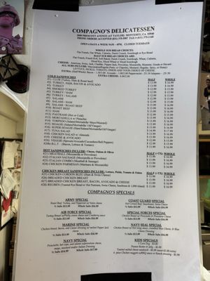 Menu photo 2 Compagno's Market & Deli Monterey, CA