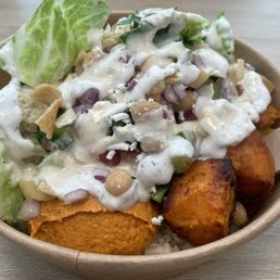 Goddess Dill Sweet Potato Bowl