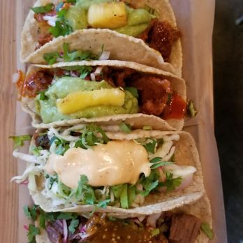 Rosie's - Various tacos - get the pork - Mexican Near Me - New York, New York Rosie's - Various tacos - get the pork - Mexican Near Me - New York, New York