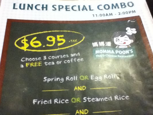 Menu photo 7 Momma Poon's Thai & Chinese North Bay, ON Menu photo 7 Momma Poon's Thai & Chinese North Bay, ON
