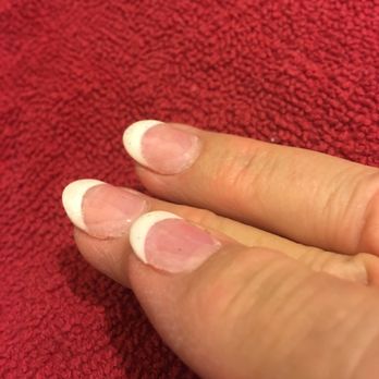 Athena Day Spa - A week later, all the edges of the acrylic dip have lifted up. - Nail Salons Near Me - Albuquerque, New Mexico Athena Day Spa - A week later, all the edges of the acrylic dip have lifted up. - Nail Salons Near Me - Albuquerque, New Mexico
