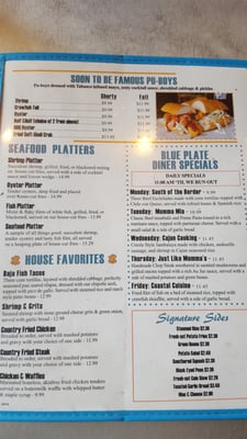 Menu photo 7 The Gumbo Diner Galveston, TX