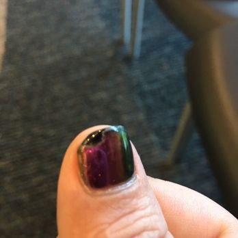 Ivy's Nails & Spa - 4 days post chrome gel mani .. bubbling and peeling - Nail Salons Near Me - Temecula, California