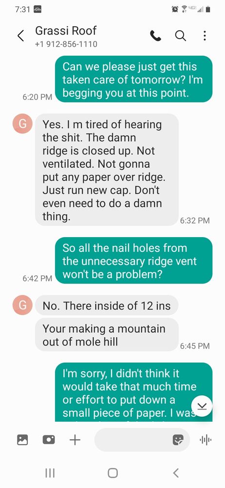 Slide of Grassi Roofing