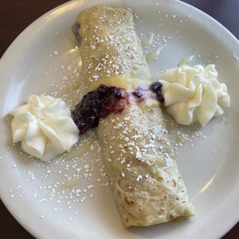 Fresh Harvest Cafe - Half order or Lemon curd and Marion-berry Crepe - Cafes Near Me - Florence, Oregon