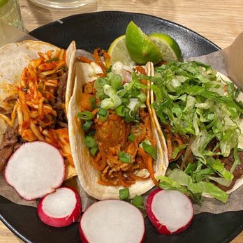 Takorea BBQ - Tres Tacos Special - Korean Near Me - Harrison, New Jersey