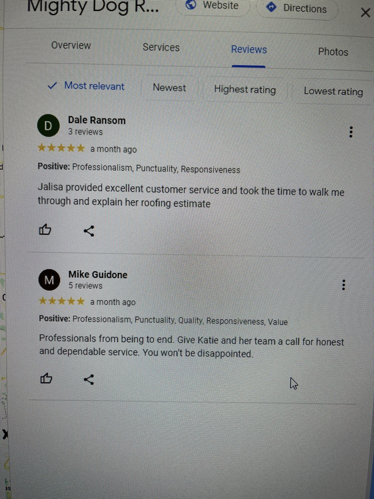 Slide of Mighty Dog Roofing North Orlando