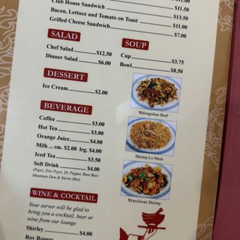 King Wah Restaurant & Lounge - menu page8of8 [sandwiches, salad, soup, dessert, beverages, wine, cocktails] - New American Near Me - Klamath Falls, Oregon
