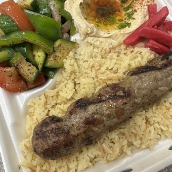 Kabab Crush - Kefta Kabab Combo Plate - Mediterranean Near Me - Corona, California Kabab Crush - Kefta Kabab Combo Plate - Mediterranean Near Me - Corona, California
