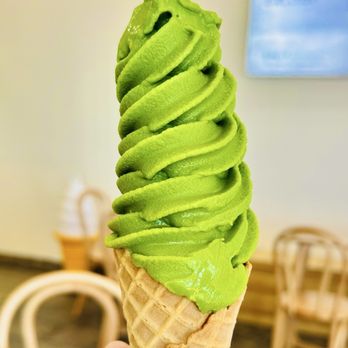 Gozen Kamicha - Matcha soft serve with waffle cone - Desserts Near Me - Chandler, Arizona