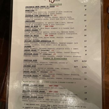 Mezcal - Menu - Mexican Near Me - San Jose, California