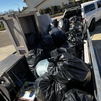 Lunkers Hauling - Property cleanout in Stockton, CA. Mattress, sectional couch, dresser, bed frame, household junk - Junk Removal & Hauling Near Me