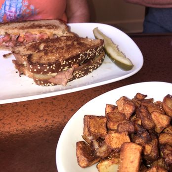 Another Broken Egg Cafe - Sonoma Club Sandwich on 9 grain Bread and Country Potato - Breakfast & Brunch Near Me - Mountain Brook, Alabama