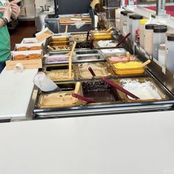 Duck Donuts - All the toppings