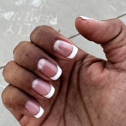Bella Nails & Spa - French gel mani on my real nails. Love it!