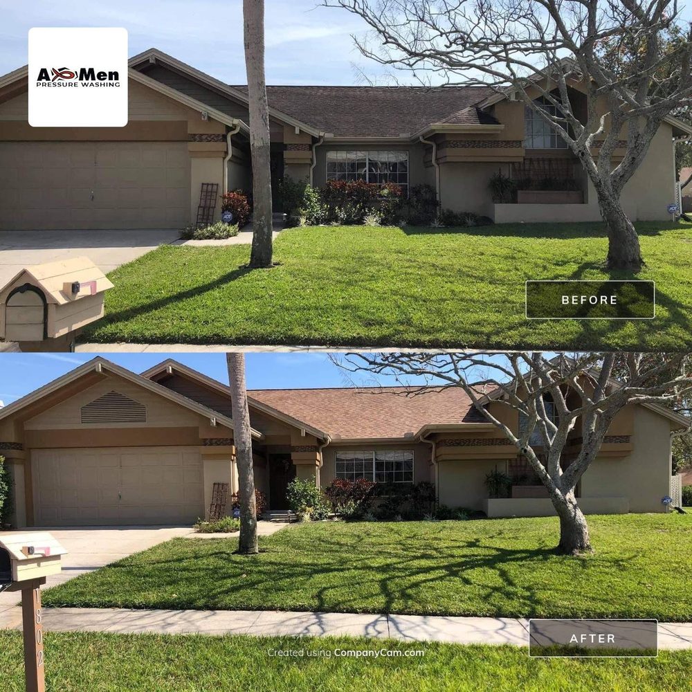 Slide of A-Men Pressure Washing