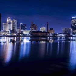 City of Toledo - Skyline from Maumee River