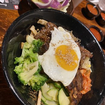 Burning Rice - LA KALBI BIBBIMBAP PIC 3 - Korean Near Me - Frisco, Texas