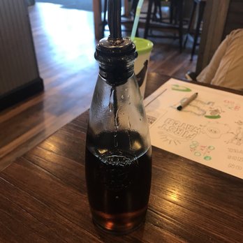 First Watch - Bring your syrup out in warmed up little bottle. Upside = warm. Downside = doesn't pour well. - Cafes Near Me - Columbus, Georgia First Watch - Bring your syrup out in warmed up little bottle. Upside = warm. Downside = doesn't pour well. - Cafes Near Me - Columbus, Georgia