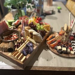 Burrowdale Inn - The charcuterie board for dinner. Including a dessert board we were not expecting!