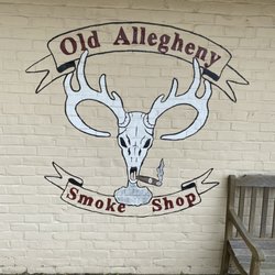 Old Allegheny Smoke Shop - Sign at store entrance