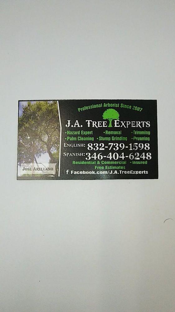 J.A. Tree Experts - tree service in Houston, TX