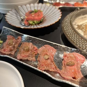 Yumiyaki - Wagyu Nigiri with Foei Gras - Hot Pot Near Me - Rowland Heights, California Yumiyaki - Wagyu Nigiri with Foei Gras - Hot Pot Near Me - Rowland Heights, California
