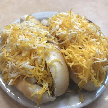 Skyline Chili - Cheese Coney's with habanero cheese. - American Near Me - West Chester, Ohio Skyline Chili - Cheese Coney's with habanero cheese. - American Near Me - West Chester, Ohio