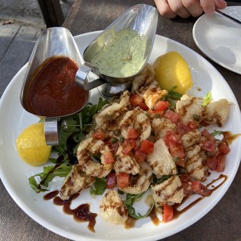 Grand Vin - Calamari bruschetta style - Wine Bars Near Me - Hoboken, New Jersey