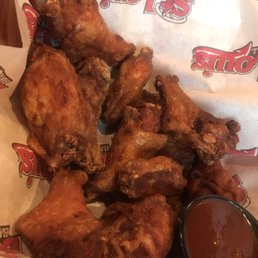 My redone, crispy, well done wings. Finally after having the manager argue with me for over 15 minutes...crazy!!! My redone, crispy, well done wings. Finally after having the manager argue with me for over 15 minutes...crazy!!!