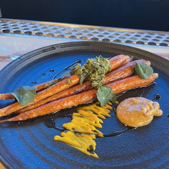 Craftz Lounge - roasted carrots with a peanut sauce - Cocktail Bars Near Me - Riverside, California