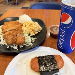 Chicken Katsu and spam musubi Chicken Katsu and spam musubi