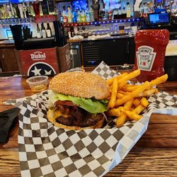 Midway Tavern - Big bacon cheese burger