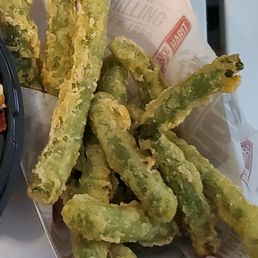 Tempura green beans