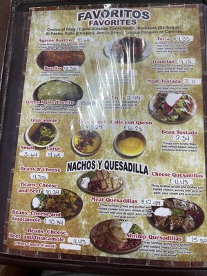 Menu photo 2 Los Agaves Ruidoso Ruidoso, NM
