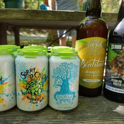 Antietam Spirits - Our selections. The girl at the counter told us they used to have each of the large formats on tap!