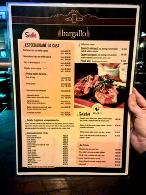 Menu photo 2 Bargallo São Paulo, SP Menu photo 2 Bargallo São Paulo, SP