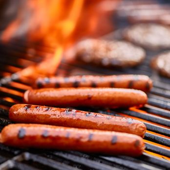 Grilldudes - hot dogs cooking on a grill - Food Trucks Near Me - Toronto, Ontario Grilldudes - hot dogs cooking on a grill - Food Trucks Near Me - Toronto, Ontario