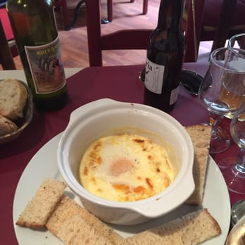 L'Escale - Egg cocotte with butternut squash and a soft cow cheese.  best dish of my life... - French Near Me - Valbonne, 06