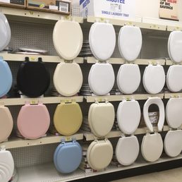 Lots of toilet seat covers to choose from! I like the black one myself