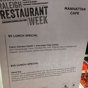 Manhattan Cafe - It's that other "magical" time of the year! Restaurant week - Delis Near Me - Raleigh, North Carolina Manhattan Cafe - It's that other "magical" time of the year! Restaurant week - Delis Near Me - Raleigh, North Carolina