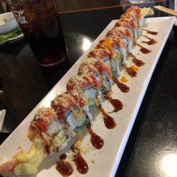 O Sushi Restaurant - Crunch Dragon Roll - Sushi Bars Near Me - Tucson, Arizona