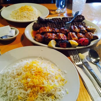 Reyhan Restaurant - Beef/chicken kabob combo - excellent! - Persian/Iranian Near Me - San Jose, California