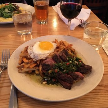 The Farmers Union - Grilled Flat Iron Steak!! - American Near Me - San Jose, California