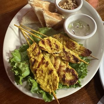 Rose’s Kitchen - Chicken satay - Thai Near Me - Austin, Texas