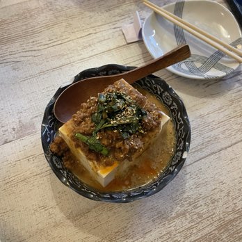 ABURIYA IBUSHI - Cold tofu topped with spicy sesame minced pork - Japanese Near Me - Honolulu, Hawaii ABURIYA IBUSHI - Cold tofu topped with spicy sesame minced pork - Japanese Near Me - Honolulu, Hawaii