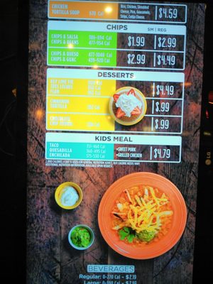 Menu photo 4 Costa Vida Yuba City, CA