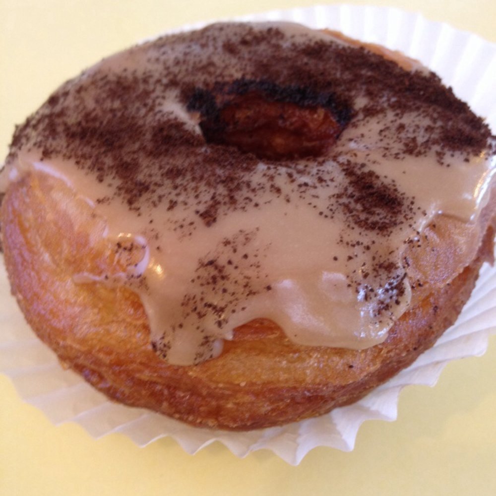 Bakers Donuts - Mocha maple Cronut.... Over priced, too sweet and greasy - Donuts Near Me - Sacramento, California
