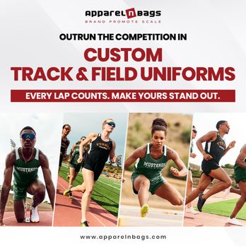 Apparel n Bags - Get custom track & field uniforms for your team. Lightweight, sweat-wicking gear with your school or club logo. - Uniforms Near Me - Tampa, Florida Apparel n Bags - Get custom track & field uniforms for your team. Lightweight, sweat-wicking gear with your school or club logo. - Uniforms Near Me - Tampa, Florida